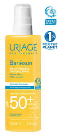 БАРИЕСЪН Слънцезащитен спрей за тяло SPF50+ 200 мл ЮРИАЖ | URIAGE Bariesun