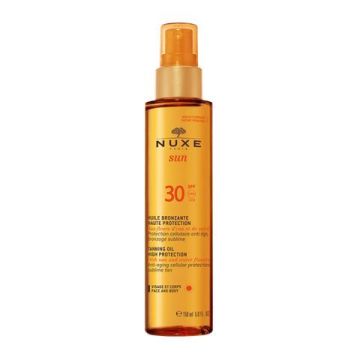 НУКС СЪН Слънцезащитно олио за придобиване на тен SPF30 150 мл | NUXE Sun