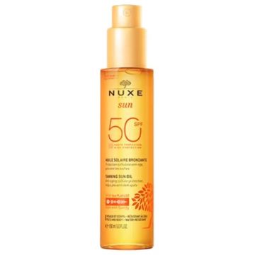 НУКС СЪН Слънцезащитно олио за придобиване на тен SPF50 150 мл | NUXE Sun