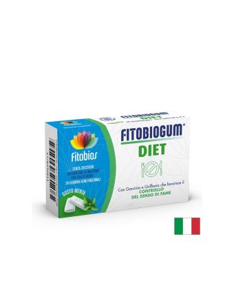 Гарциния камбоджа 80 мг + Грифония 120 мг х 24 дъвки за отслабване FITOBIOS | Fitobiogum ® Diet