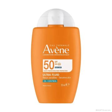 Авен СЪН Слънцезащитен ултра флуид за мазна кожа SPF50+ 50 мл| Avene Sun