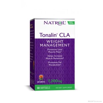 Натрол Тоналин КЛА 1200 мг Липотропен Фет Бърнър х 60 капсули | Natrol Tonalin CLA