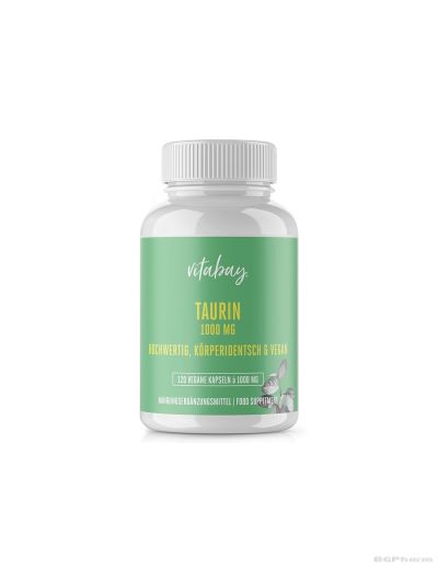 Таурин 1000 мг х 120 капсули Vitabay | L-Taurine
