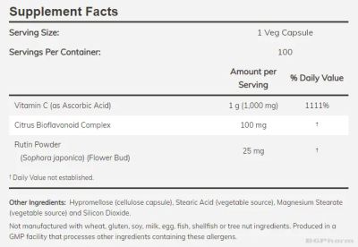 Витамин Ц 1000 мг + биофлавоноиди х 250 таблетки Now Foods | Vitamin C + Bioflavonoids