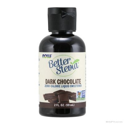 Стевия течна с вкус шоколад х 57 мл Now Foods | Better Stevia Liquid