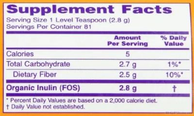 Инулин на прах 227 гр Now Foods | Inulin Powder Pure Fos