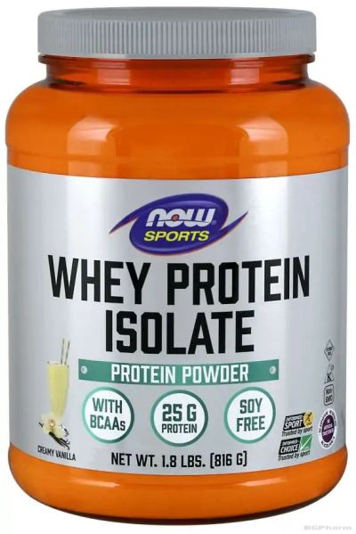 Суроватъчен Протеин Изолат х 816 гр - различни вкусове Now Foods Sports | Isowhey Protein