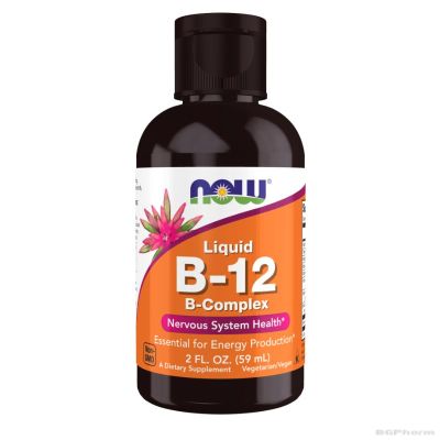 Витамин Б12 Комплекс течен х 59 мл Now Foods | Vitamin B-12 Complex