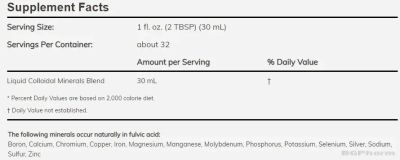 Колоидни Минерали течни 946 мл Now Foods | Colloidal Minerals