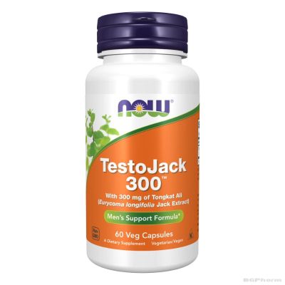 ТЕСТО ДЖАК 300 За покачване на тестостерона х 60 капсули Now Foods | Testo Jack