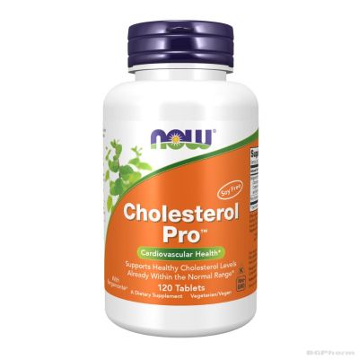 Формула при висок холестерол х 120 таблетки Now Foods | Cholesterol Pro