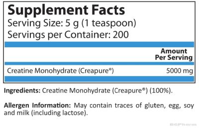 КРЕАПЮР Креатин монохидрат 1000 гр Pure Nutrition | Creapure