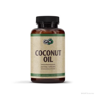 Био кокосово масло 1000 мг х 100 меки капсули Pure Nutrition | Coconut Oil Organic