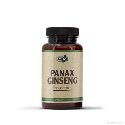 Женшен азиатски 500 мг х 60 капсули Pure Nutrition |  Panax Ginseng