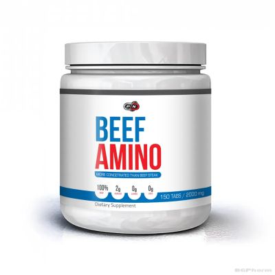 Телешки аминокиселини 2000 мг х 150 таблетки Pure Nutrition | Beef Amino