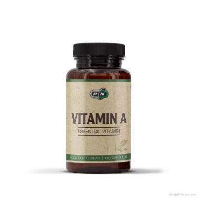 Витамин А 5000 IU 1500 мкг х 100 капсули Pure Nutrition | Vitamin A