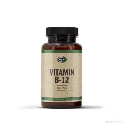 Витамин Б12 Цианокобаламин 500 мкг х 100 таблетки Pure Nutrition | Vitamin B-12