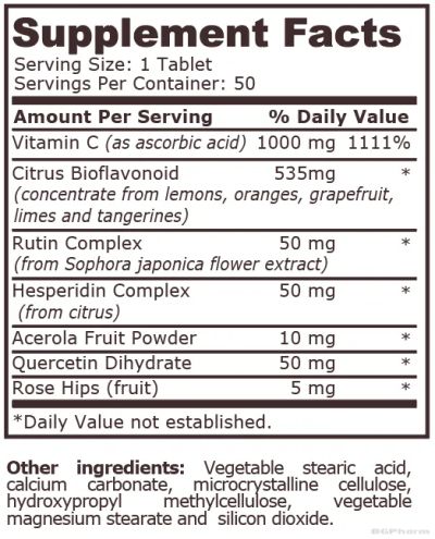 Витамин Ц 1000 мг Комплекс х 50 таблетки Pure Nutrition | Vitamin C Complex