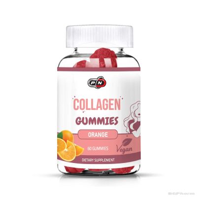 Колаген х 60 желирани таблетки с вкус на портокал Pure Nutrition | Collagen Gummies
