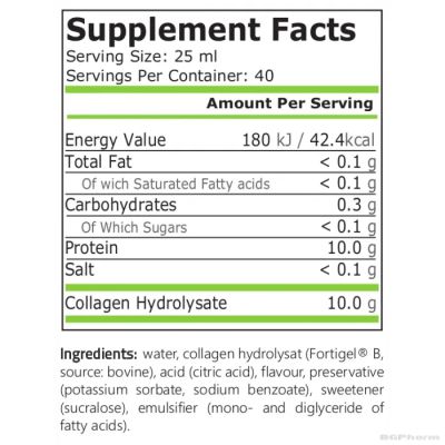 Течен Колаген с вкус на горски плодове 1000 мл Pure Nutrition | Liquid Collagen