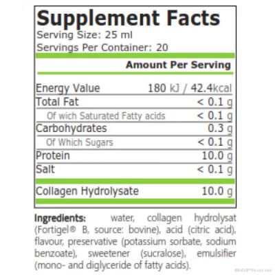 Течен Колаген с вкус на горски плодове 500 мл Pure Nutrition | Liquid Collagen