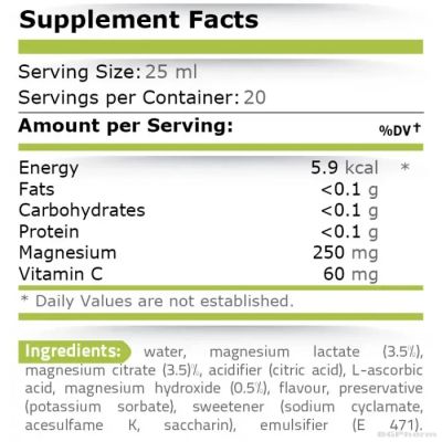 Течен Магнезий 25 мл х 20 ампули Pure Nutrition | Liquid Magnesium