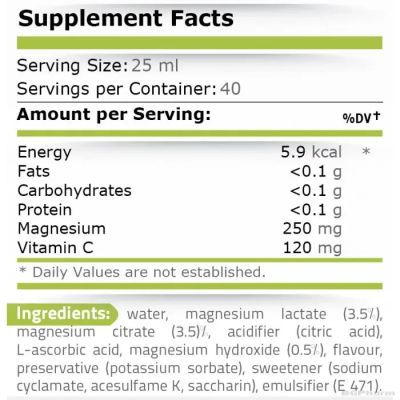 Течен Магнезий с витамин Ц 1000 мл Pure Nutrition | Liquid Magnesium 