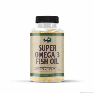Супер Омега 3 Рибено масло 1000 мг х 50 меки капсули Pure Nutrition | Super Omega 3