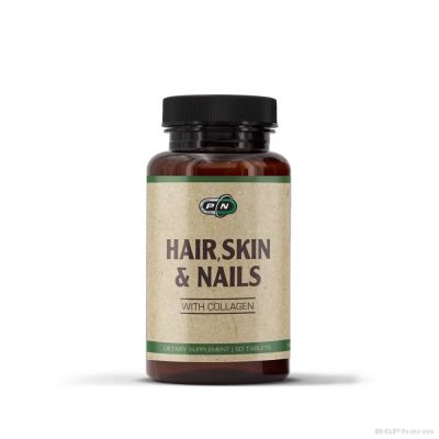 Формула за коса, кожа и нокти + колаген х 60 таблетки Pure Nutrition | Skin, Nails & Hair