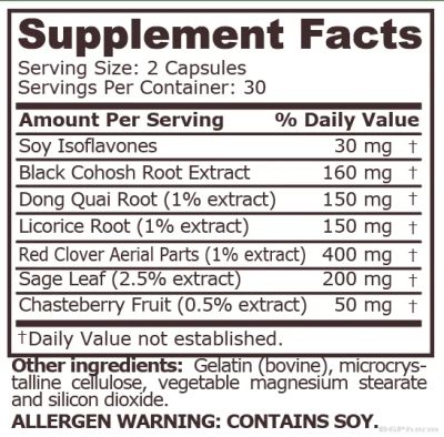 WOMEN'S SUPPORT Формула за хормонален баланс при жени 60 капсули Pure Nutrition
