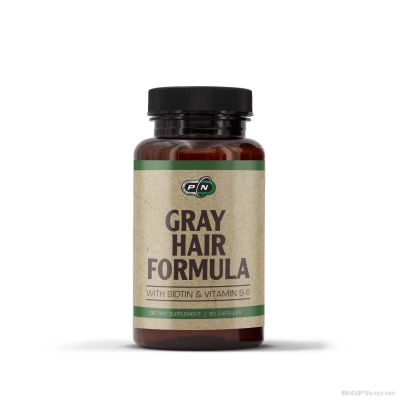Формула против посивяване на косата х 60 капсули Pure Nutrition | Gray Hair