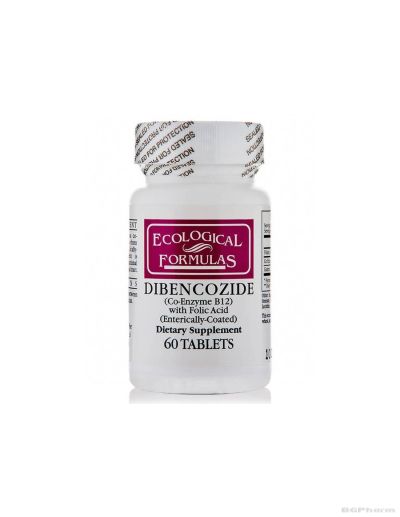 Витамин Б12 (Дибенкозид) + Фолиева киселина х 60 таблетки Ecological Formulas | Dibencozide + Folic Acid