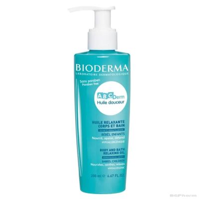 Биодерма АБЦ ДЕРМ Масажно олио за деца и бебета 200 мл | ABC Derm Bioderma