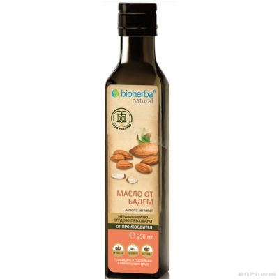 БАДЕМОВО МАСЛО х 1000 мл БИОХЕРБА | BIOHERBA Carrier oil - Sweet Almond