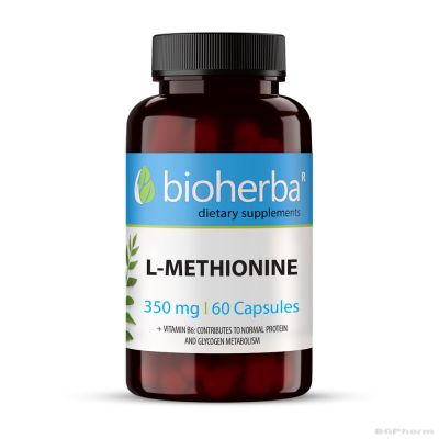 Л - Метионин 350 мг х 100 капсули БИОХЕРБА | BIOHERBA L-Methionine