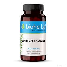 Антигаз ензими х 100 капсули БИОХЕРБА | BIOHERBA Anti-Gas Enzymes