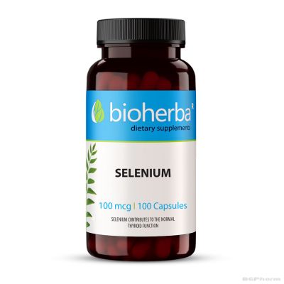 Селен 200 мкг х 100 капсули БИОХЕРБА | BIOHERBA Selenium