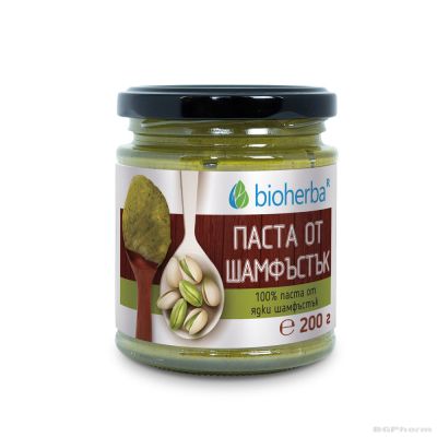 Паста от ШАМ ФЪСТЪК х 200 гр БИОХЕРБА | BIOHERBA Pistachio PASTE