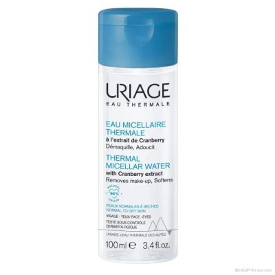 ЮРИАЖ Термална мицеларна вода за нормална и суха кожа х 100 мл | URIAGE Micellar Water