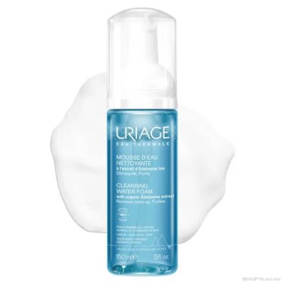 ЮРИАЖ Измивна и дегримираща мус пяна за лице х 150 мл | URIAGE MOUSSE D'EAU Nettoyante