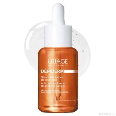 Юриаж ВИТАМИН Ц Озаряващ бустер серум за лице + ниацинамид х 30 мл | URIAGE Depiderm Serum Brightening Booster