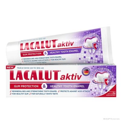 ЛАКАЛУТ АКТИВ & ЗДРАВ ЕМАЙЛ Пастa за зъби х 75 мл НАТУРПРОДУКТ | NATURPRODUKT Lacalut