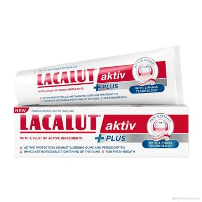 ЛАКАЛУТ АКТИВ ПЛЮС Пастa за зъби х 75 мл НАТУРПРОДУКТ | NATURPRODUKT Lacalut