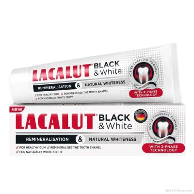 ЛАКАЛУТ БЛЕК & УАЙТ Пастa за зъби х 75 мл НАТУРПРОДУКТ | NATURPRODUKT Lacalut Black and White