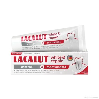 ЛАКАЛУТ УАЙТ & РИПЕЪР Пастa за зъби х 75 мл НАТУРПРОДУКТ | NATURPRODUKT Lacalut White and Repair