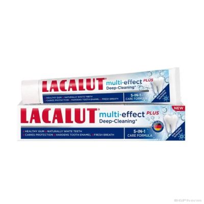 ЛАКАЛУТ МУЛТИ ЕФЕКТ ПЛЮС Пастa за зъби х 75 мл НАТУРПРОДУКТ | NATURPRODUKT Lacalut Multi-Effect