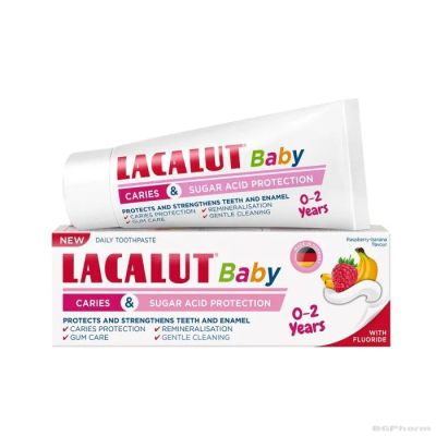 ЛАКАЛУТ БЕЙБИ Детска пастa за зъби 0-2 г х 55 мл НАТУРПРОДУКТ | NATURPRODUKT Lacalut