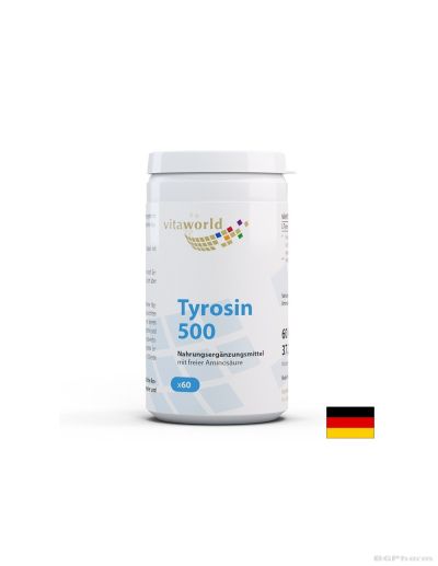Л-Тирозин 500 мг х 60 капсули ВИТА УЪРЛД | Vita World L-Tyrosine