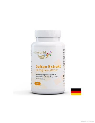 Шафран екстракт 30 мг х 60 капсули ВИТА УЪРЛД | Vita World Saffron