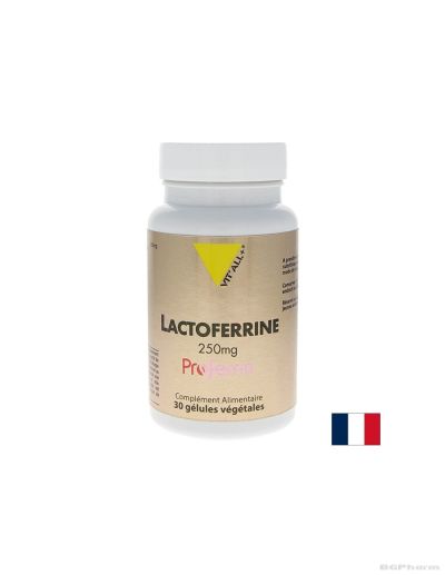 Лактоферин 250 мг х 30 капсули ВИТАЛ ПЛЮС | Vit'all + Lactoferrin Proferrin 